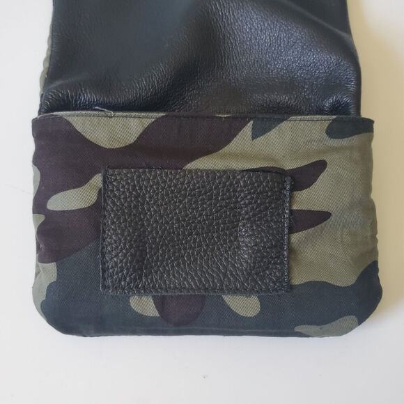 Pauly Jen Pebbled Genuine Leather Belt‎ Bag Clutch Black Convertible Minimalist - Picture 7 of 13